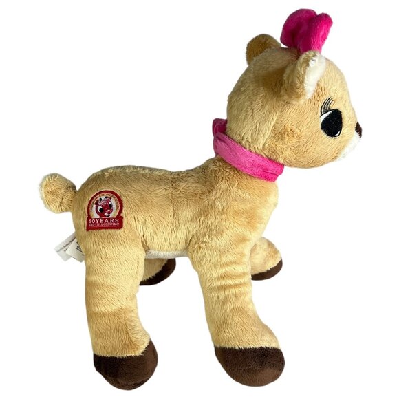 DanDee Clarice Rudolph The Red Nosed Reindeer Plush 50th Anniversary Plush Toy - Picture 3 of 9